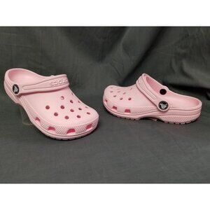 Crocs Classic Clog Pink Milk Size 2J NEW WITH TAGS!